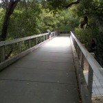 My favorite road trip picture as we cross the bridge that leads us to our room. 