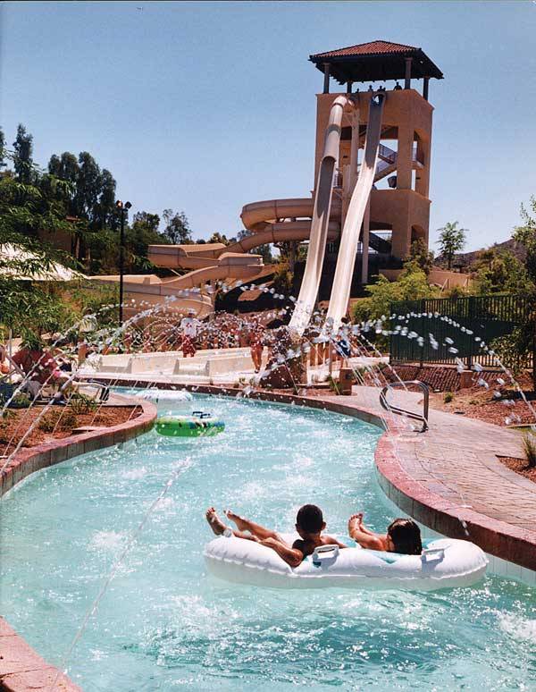 water slide