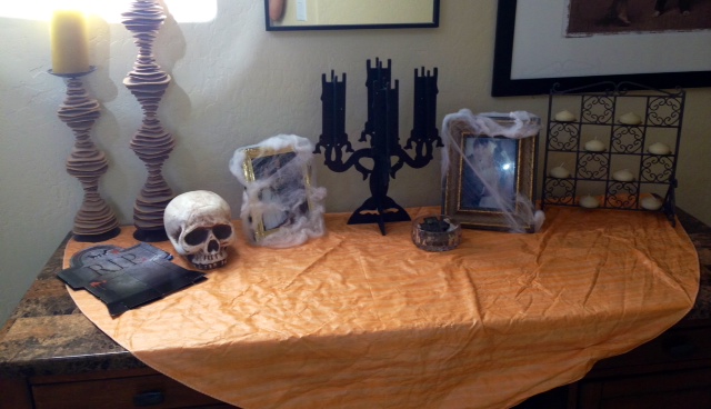 table for Halloween