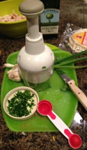 Using my Pampered Chef chopper makes the cilantro the perfect consistency for my recipe. 