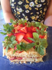 strawberry cake