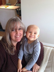 Caring Carole with beautiful sweet little Ava. 