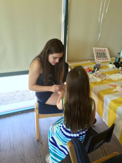 Lexi face painting