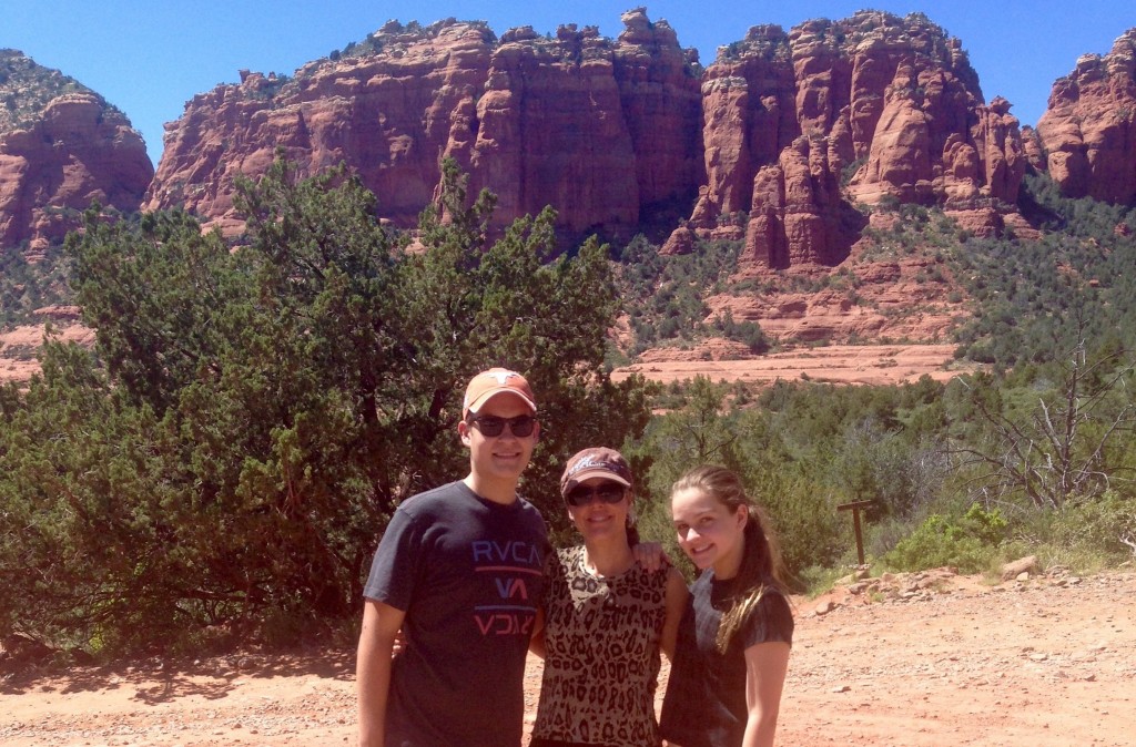 Me with my children.  Hubs couldn't get away so he gave us his blessing to go on our 24 hour trip to Sedona and this time with my kids was priceless. 