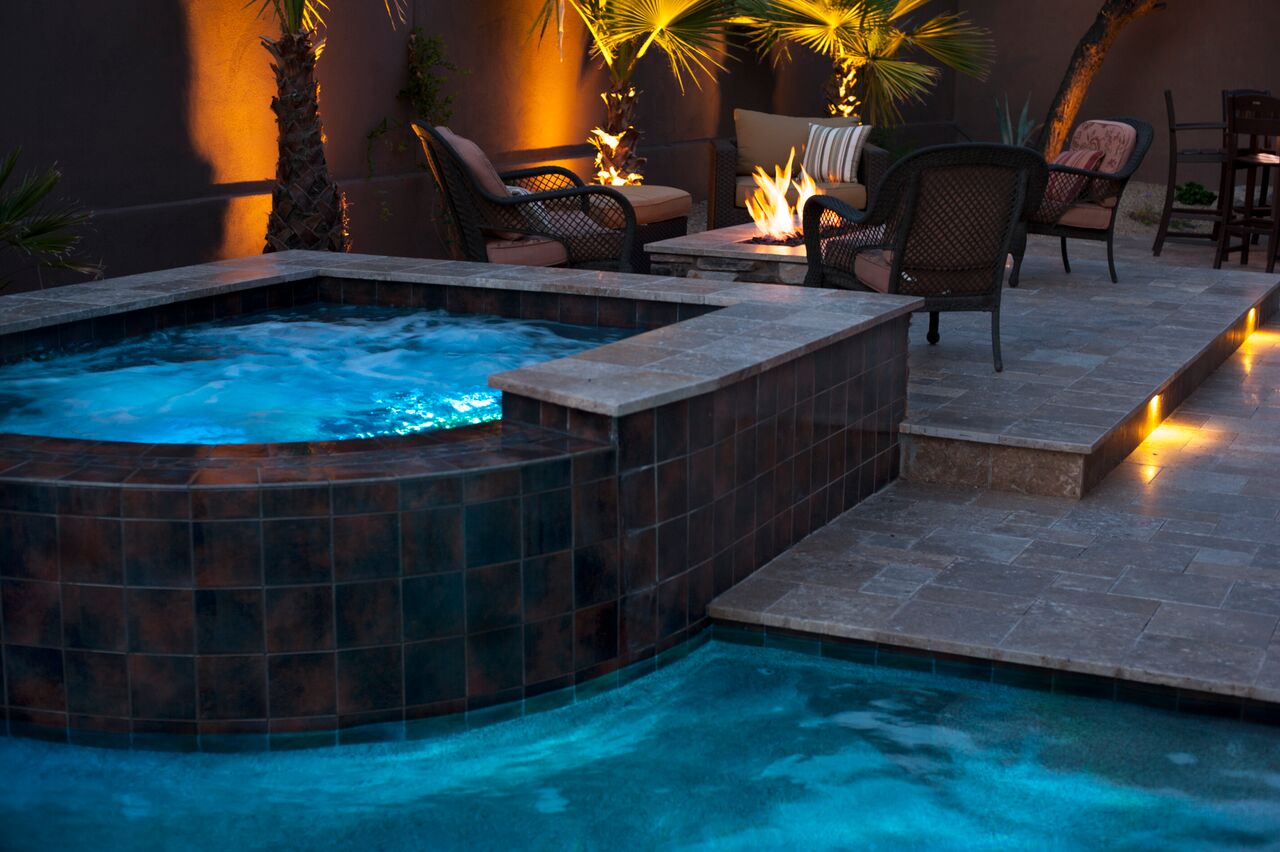 spa to firepit