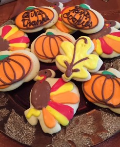 turkey day cookies