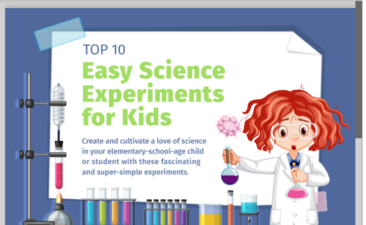 Guest Post: Summer Break Fun Top 10 Easy Science Experiments For Kids ...