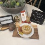 Easy Pleasing Corn Chowder with La Brea Bakery Rosemary Olive Oil Round Recipe